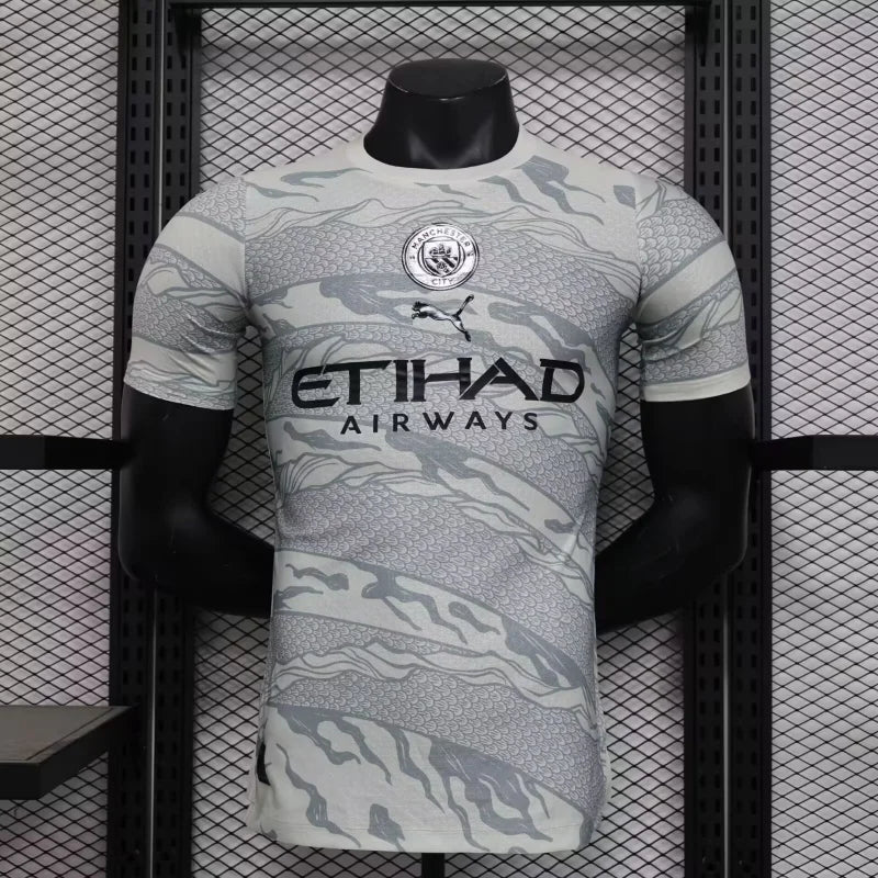 Camisa Manchester City Yar Of The Dragon 2024 - Jogador Masculina
