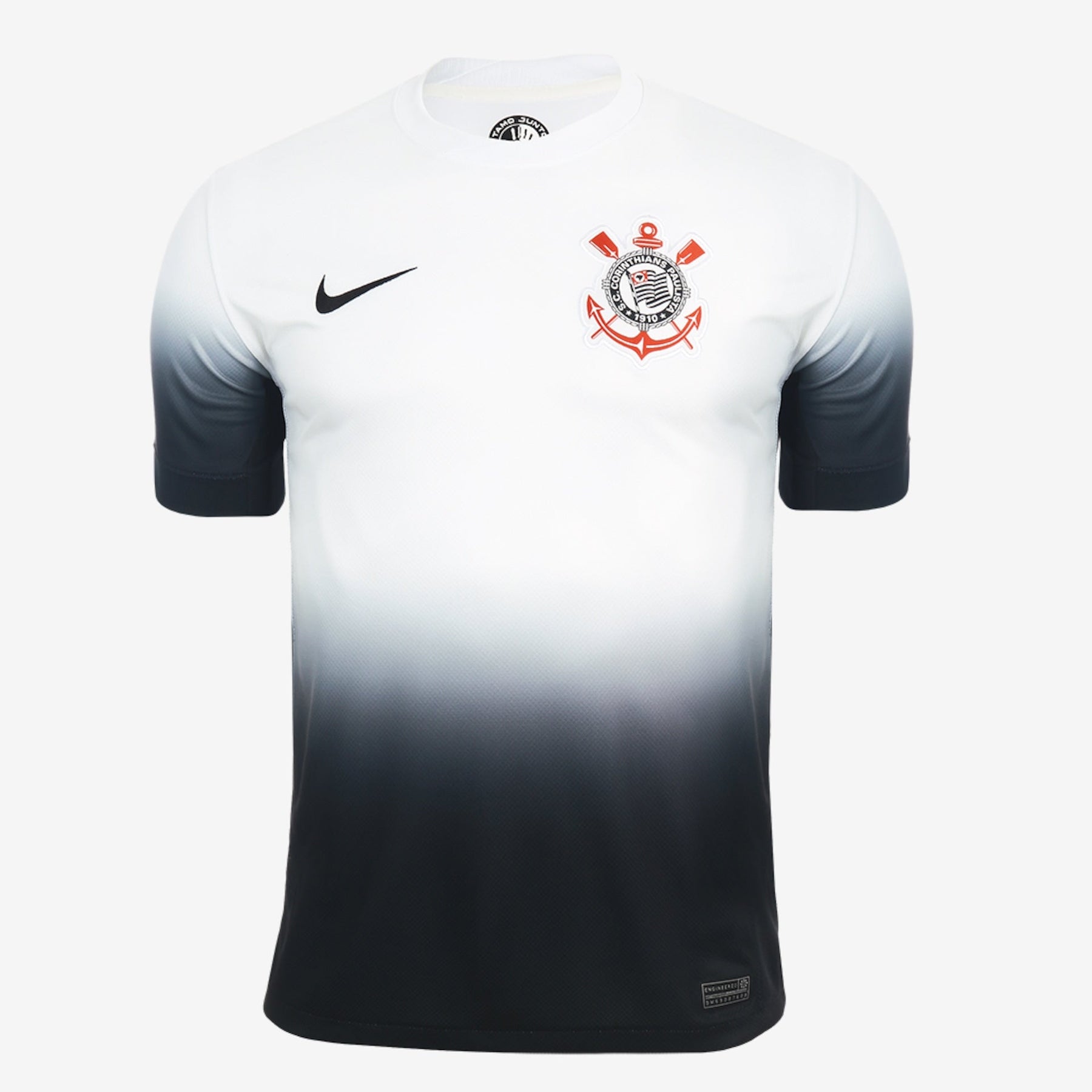 Camisa Timão Home 24/25 - Torcedor Masculina - Branco e Preto