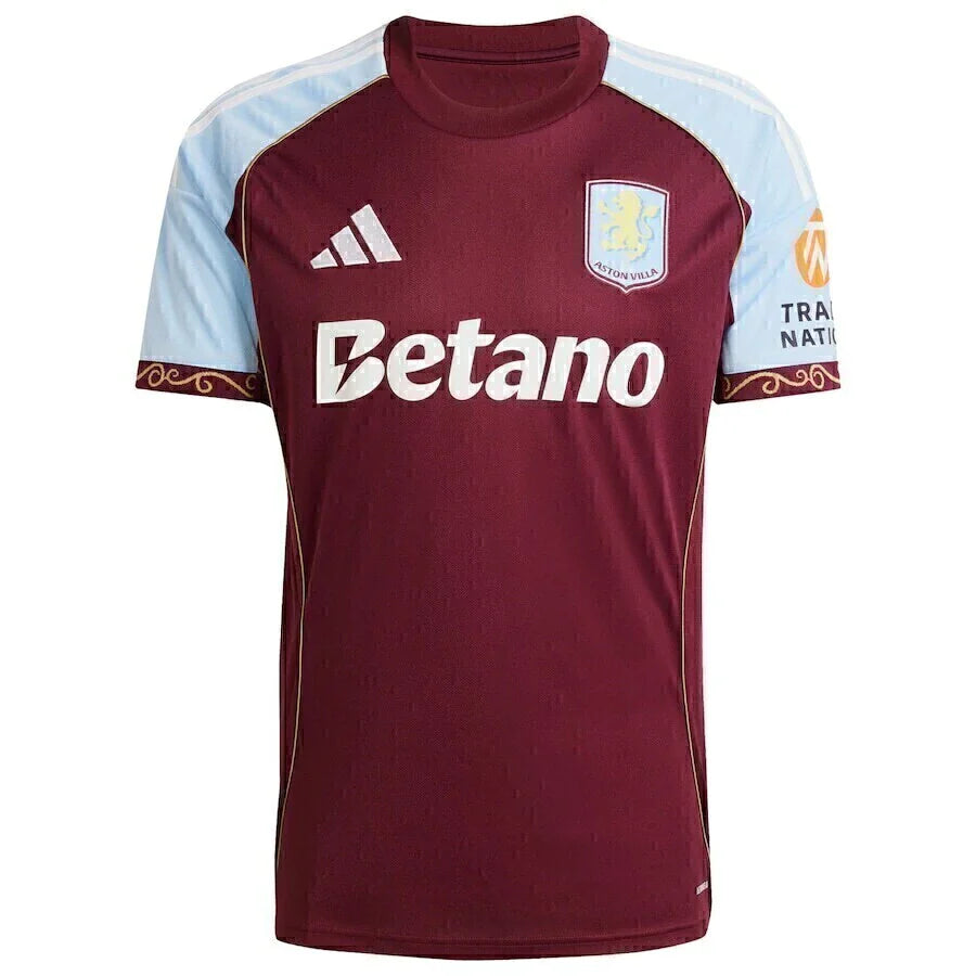 Camisa Aston Villa Home 25/26 Adidas - Torcedor Masculina