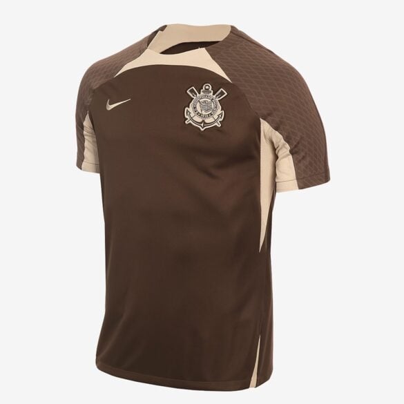 Camisa Timão Treino 24/25 - Torcedor Masculina - Marrom