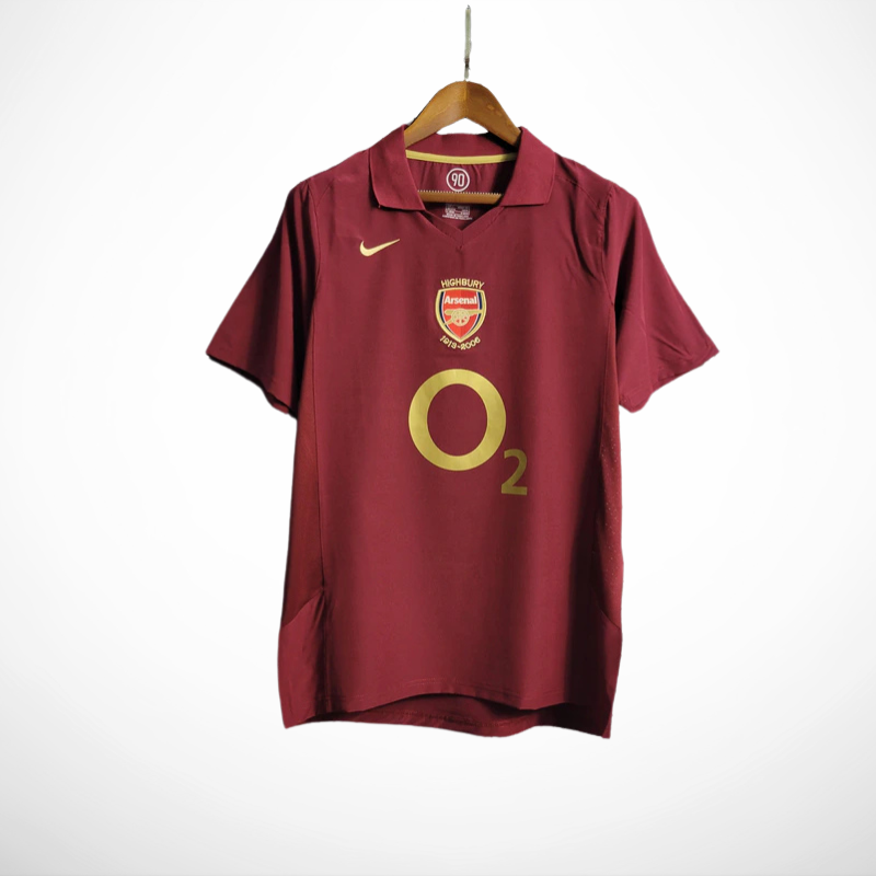Camisa Arsenal Titular 05/06 - Versão Retro