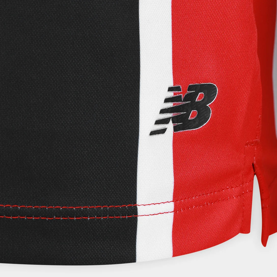 Camisa São Paulo II 25/26 - Torcedor Masculina - Vermelho, Branco e Preto