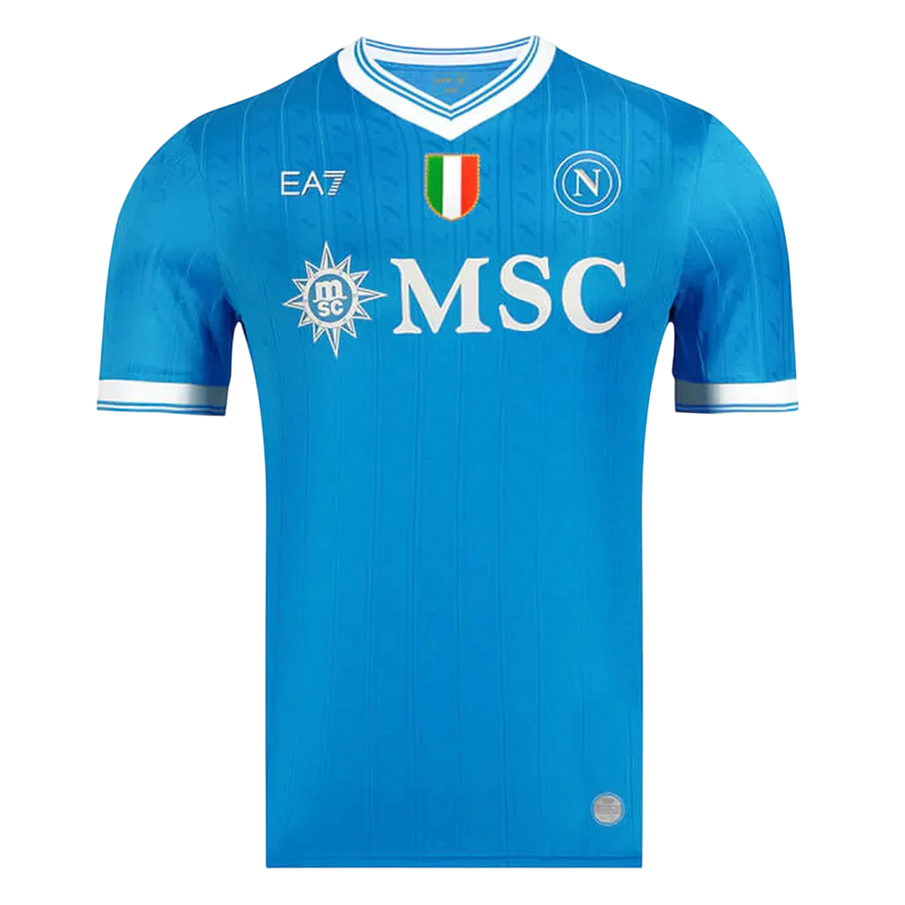 Camisa Napoli Home 25/26 EA7 Torcedor Masculina