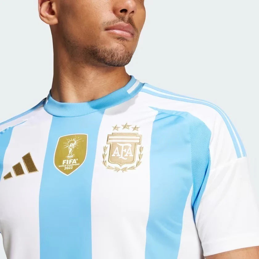 Camisa Argentina Home 24/25 - Adidas Torcedor Masculina