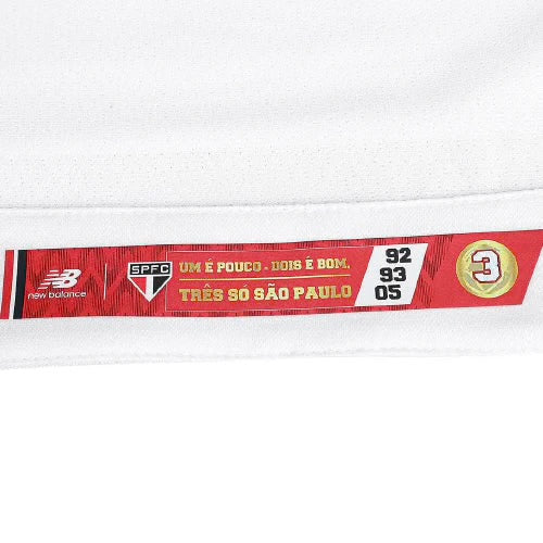 Camisa São Paulo Home 25/26 - Jogador Masculina - Branco