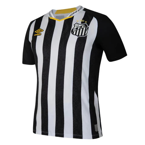 Camisa PEIXÃO II 25/26 - Torcedor Masculina - Preto e Branco