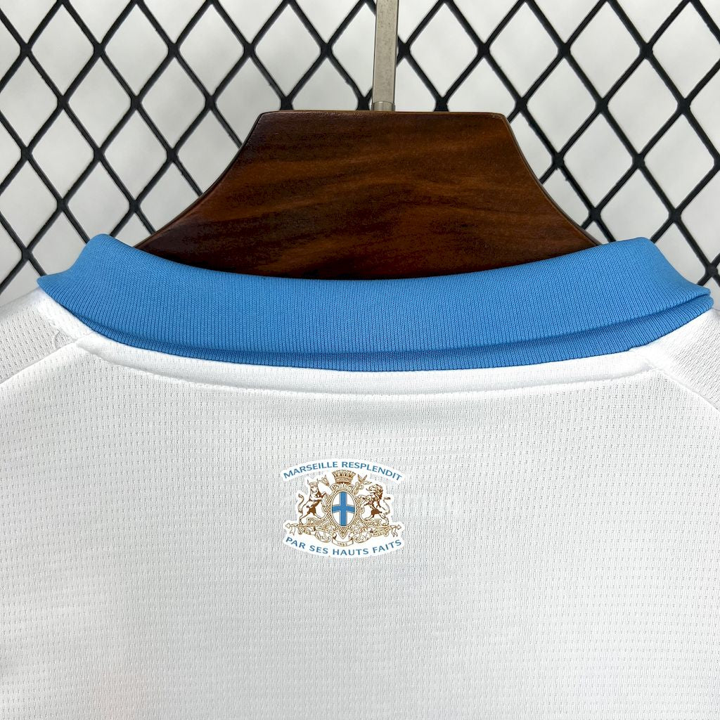 Camisa Olympique de Marseille I 25/26 - Torcedor Masculina - Branca