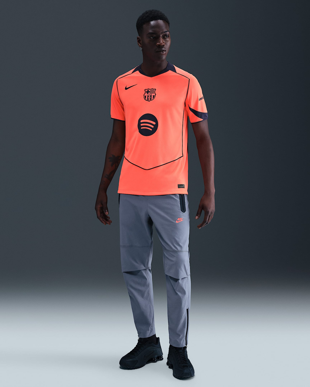 Camisa Barcelona III 25/26 - Torcedor Nike Masculina - Laranja