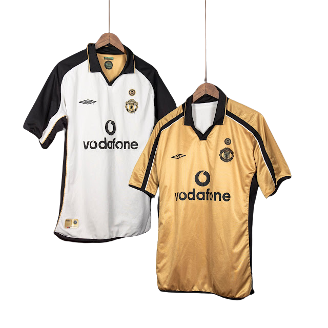 Camisa Manchester United Edição 100 Anos - DUPLA FACE - Masculina Versão Retro