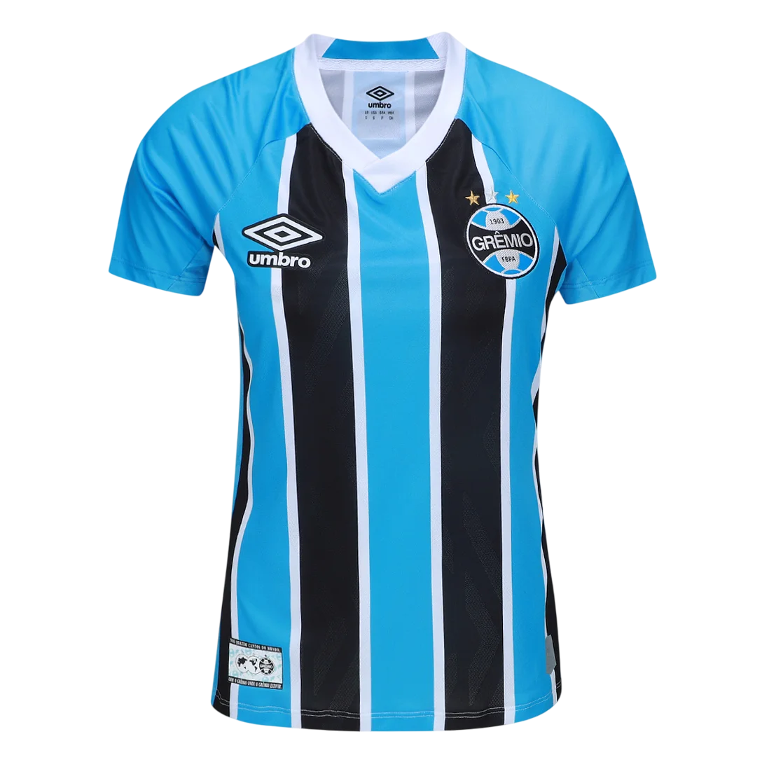 Camisa Grêmio Feminina I 25/26 - Azul e Preta