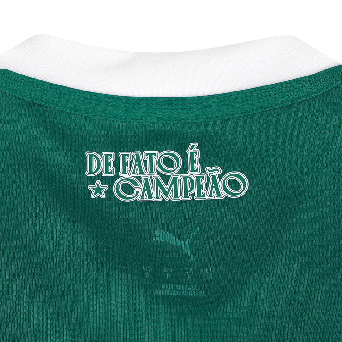 Camisa Palmeiras I 25/26 - Torcedor Feminina - Verde e Branco