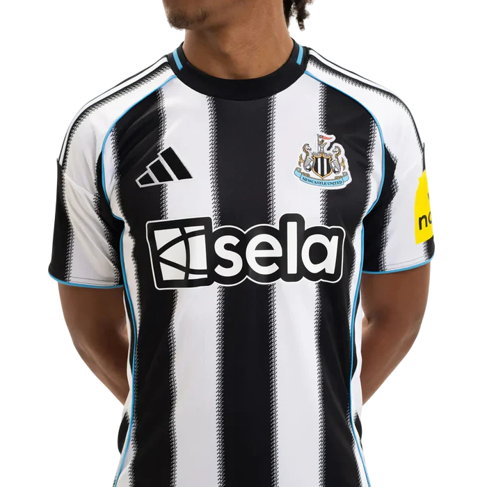 Camisa Newcastle I 25/26 - Torcedor - Adidas - Branca e Preta