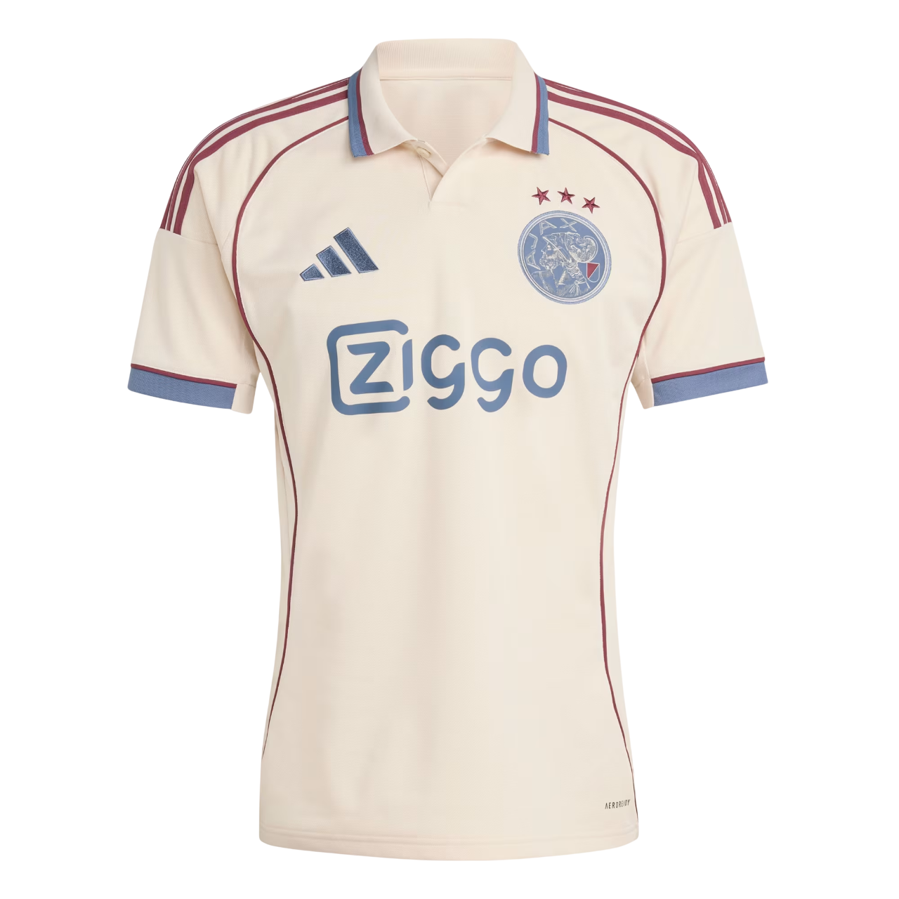 Camisa Ajax III Comemorativa 25/26 Adidas Masculina - Creme
