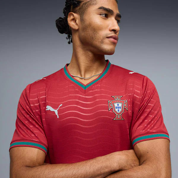 Camisa Portugal I 26/27 - Torcedor Puma Masculina - Vermelha