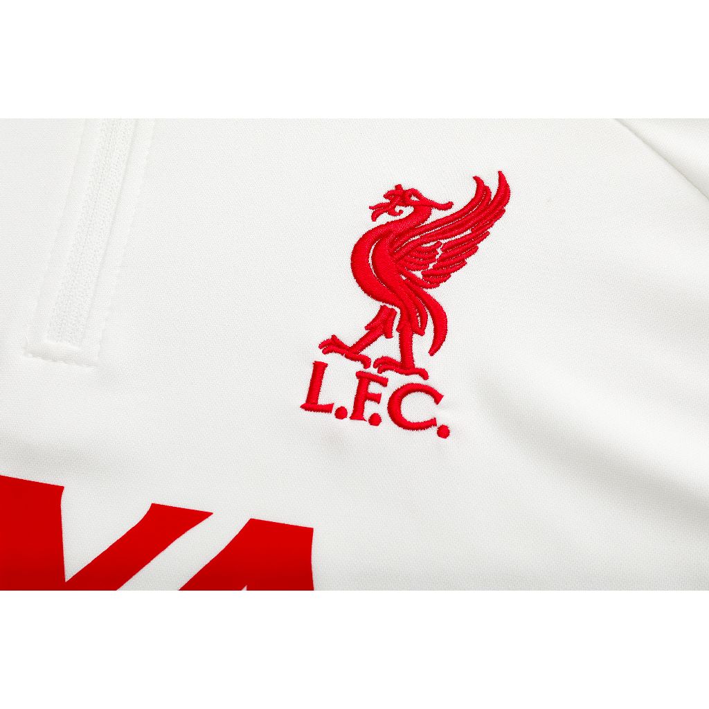 Conjunto Agasalho Treino Liverpool 25/26 - Branco