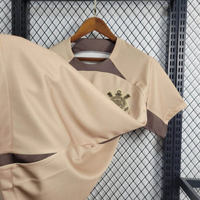 Camisa Timão Treino 24/25 - Torcedor Masculina - Bege