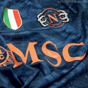 Camisa Napoli EA7 Halloween 25/26 - Azul Naval