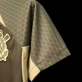 Camisa Timão Treino 24/25 - Torcedor Masculina - Marrom