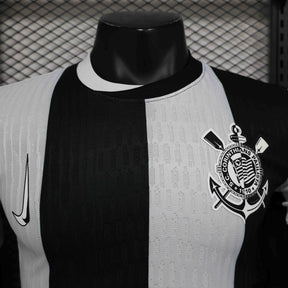 Camisa Timão III 24/25 - Jogador Masculina - Preto e Branco