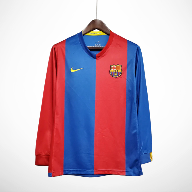 Camisa Barcelona Titular 06/07 - Versão Retro Manga Longa