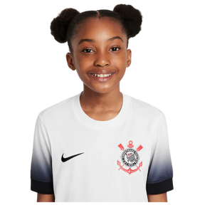 Conjunto Infantil Timão I 24/25 - Branco e Preto