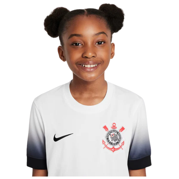 Conjunto Infantil Timão I 24/25 - Branco e Preto