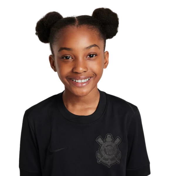 Conjunto Infantil Timão II 24/25 - Branco e Preto