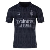 Camisa Milan x Pleasures Preta 23/24 - Jogador Masculina