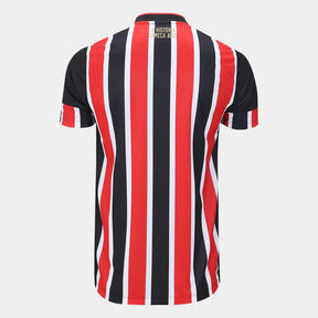Camisa São Paulo II 24/25 - Torcedor Masculina - Vermelho, Branco e Preto