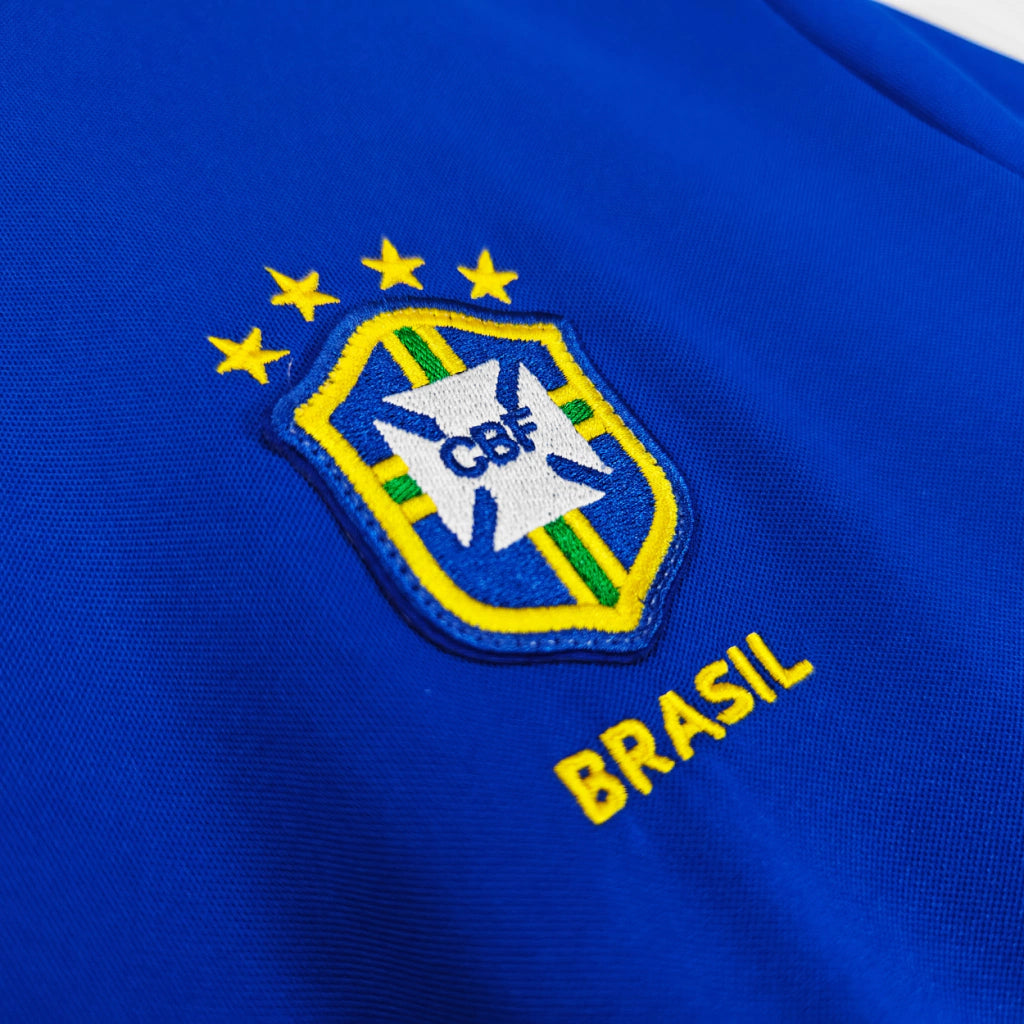 Camisa Retrô Brasil 1998 Away Nike - Azul