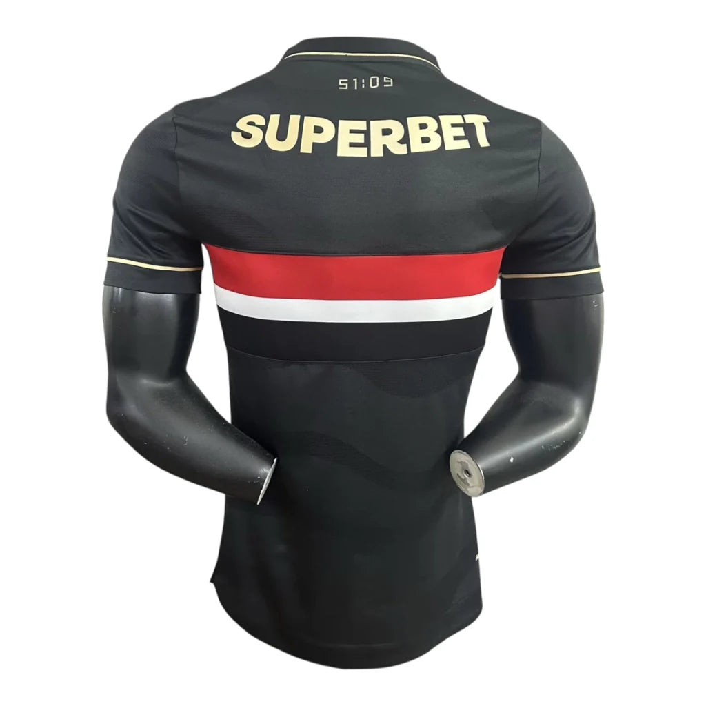 Camisa São Paulo III 25/26 - Jogador New Balance Masculina - Preta