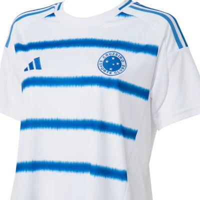 Camisa Cruzeiro Feminina II 25/26 - Branca