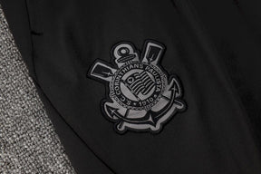 Conjunto Agasalho Treino Timão Preto 24/25- Preto