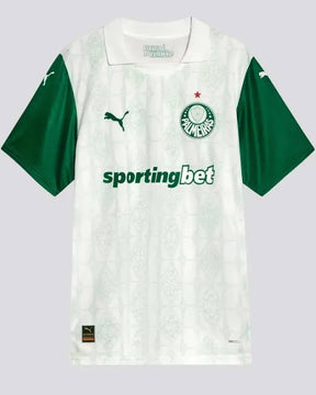 Camisa Palmeiras II 25/26 - Jogador Masculina - Verde e Branco