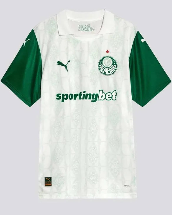 Camisa Palmeiras II 25/26 - Jogador Masculina - Verde e Branco
