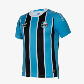 Camisa Grêmio I 25/26 - Jogador Masculina - Azul e Preta