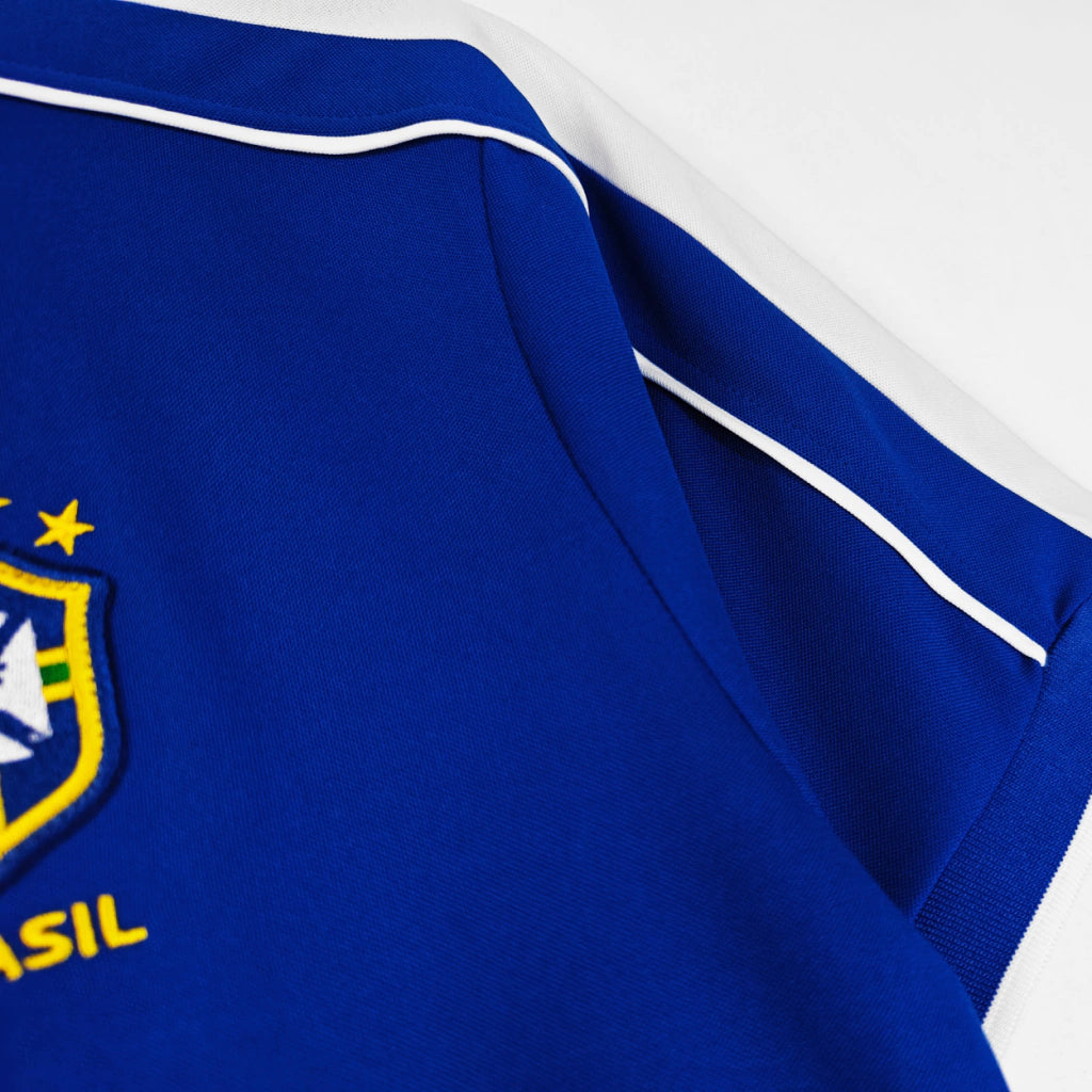 Camisa Retrô Brasil 1998 Away Nike - Azul