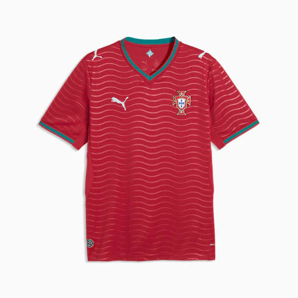 Camisa Portugal I 26/27 - Torcedor Puma Masculina - Vermelha