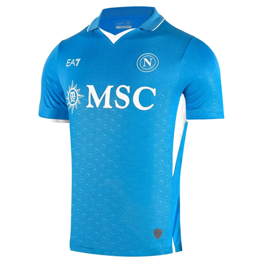 Camisa Napoli Home 24/25 EA7 Torcedor Masculina