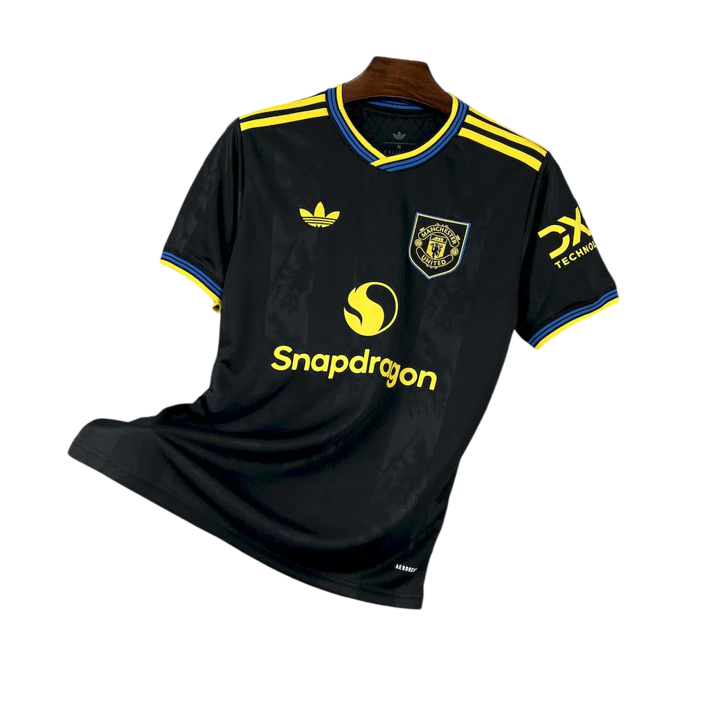 Camisa Manchester United III 25/26 - Torcedor Adidas Masculina - Preta