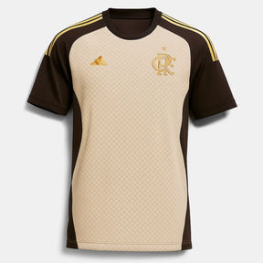 Camisa Flamengo Treino 26/27 Competition Masculino Adidas Bege