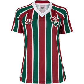 Camisa Fluminense Feminina I 25/26 - Vinho e Verde