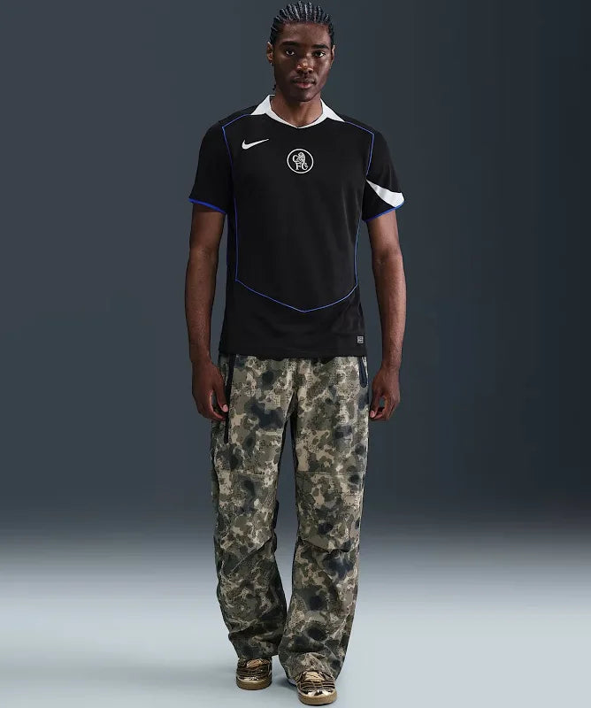 Camisa Chelsea III 25/26 Nike Torcedor Masculina - Preta e azul