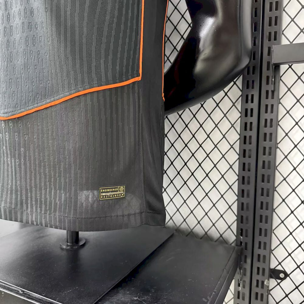 Camisa Timão III 25/26 - Jogador Masculina - Preto e Laranja