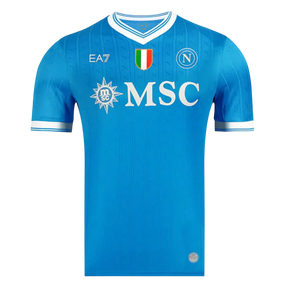 Camisa Napoli Home 25/26 EA7 Torcedor Masculina