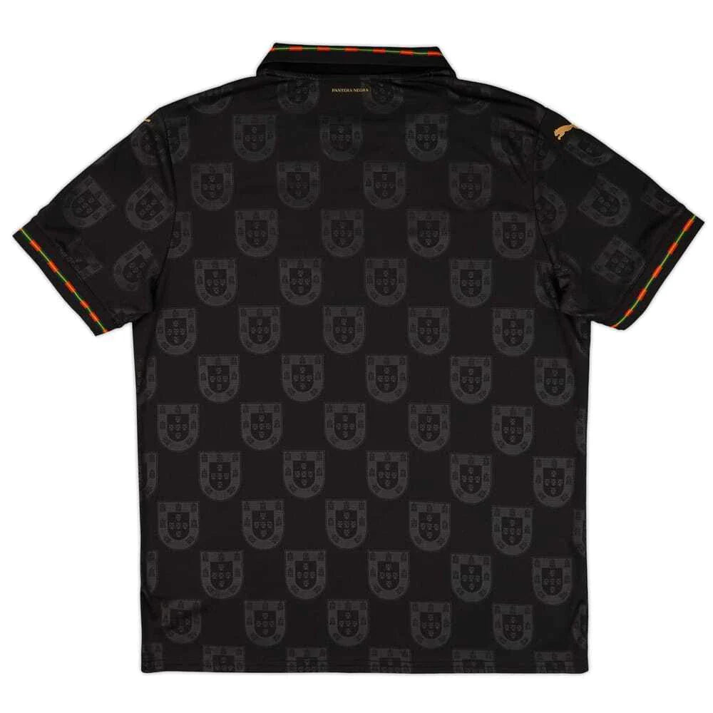Camisa Portugal Preta Puma Especial " Pantera Negra "- Versão Torcedor