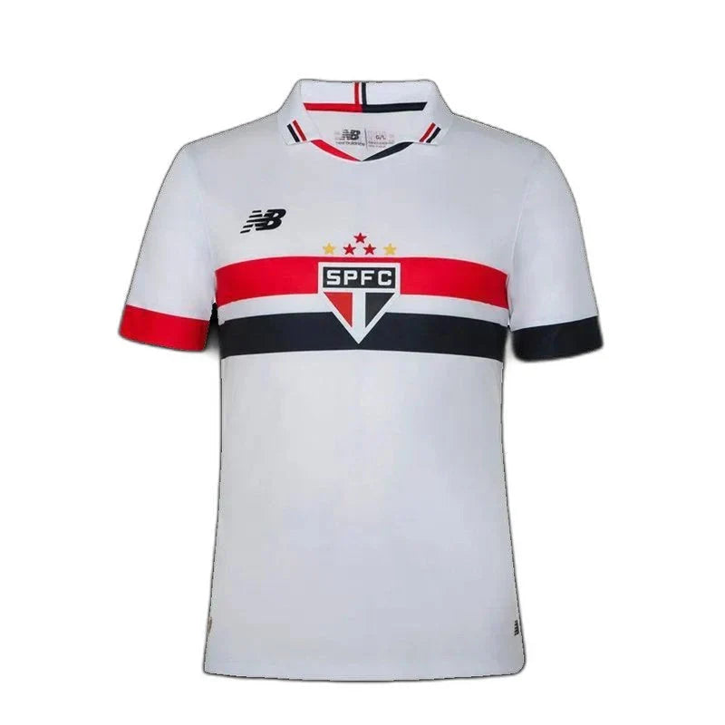Camisa São Paulo Home 24/25 - Jogador Masculina - Branco