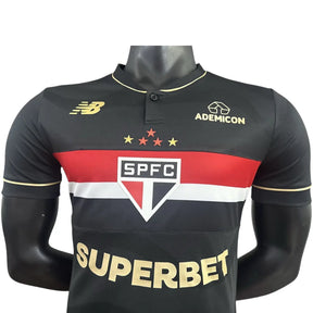 Camisa São Paulo III 25/26 - Jogador New Balance Masculina - Preta