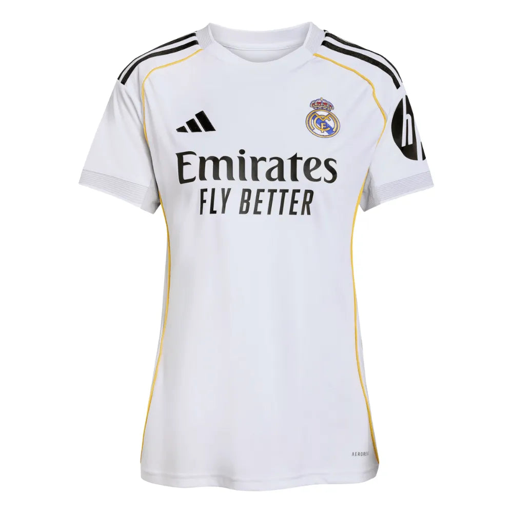 Camisa Real Madrid I 25/26 Branca Feminina