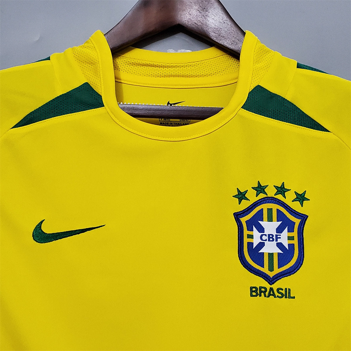 Camisa Brasil Home - Retrô 2002